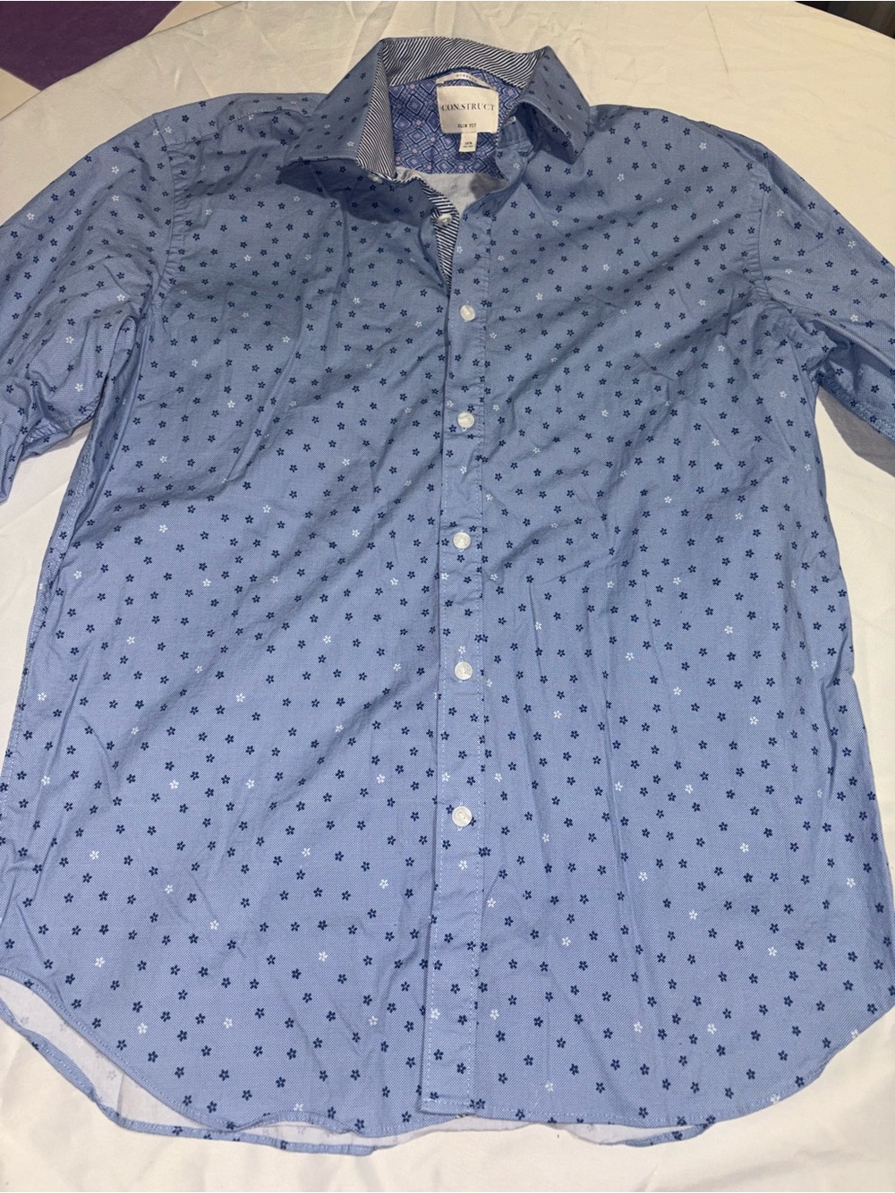 Construct long sleeve shirt